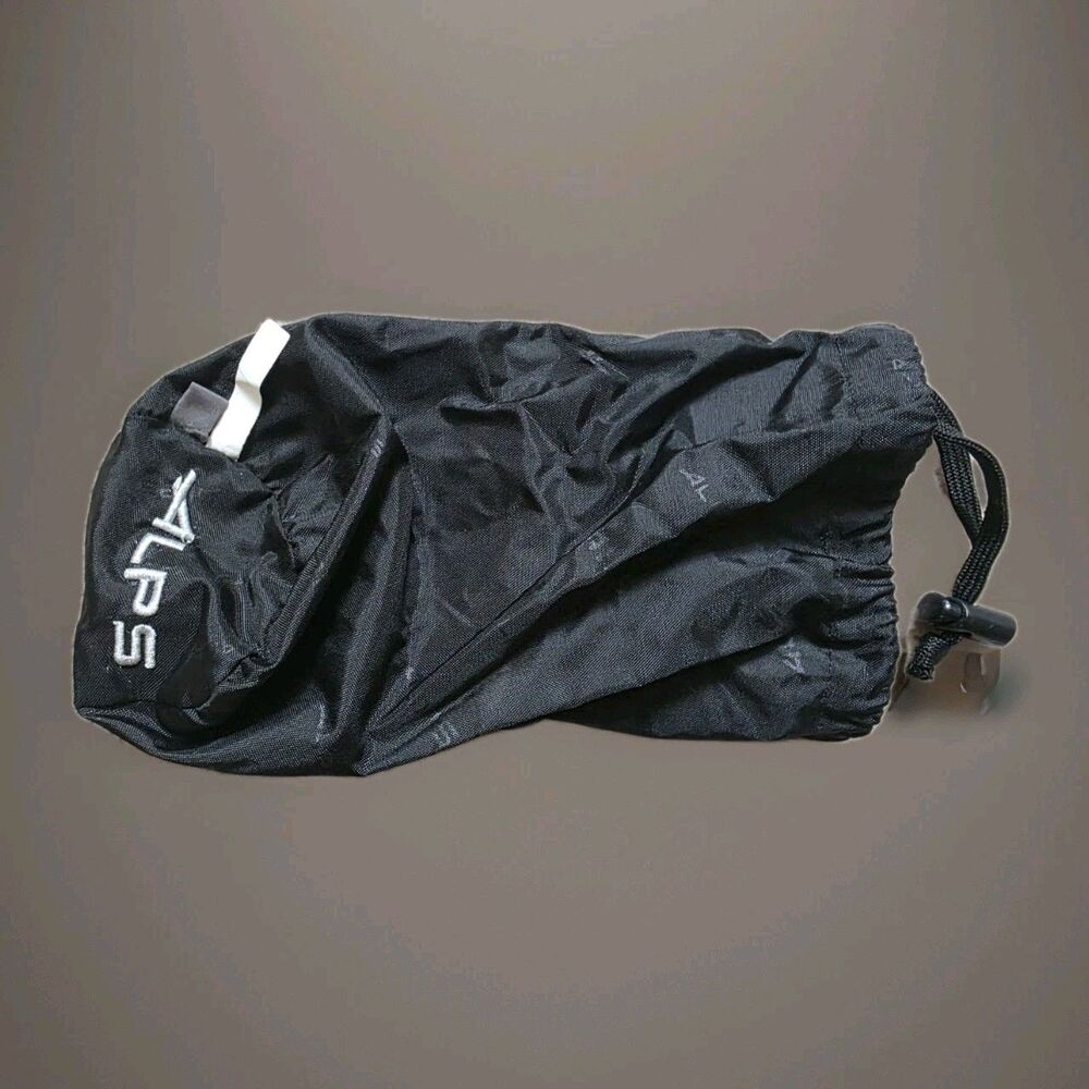 Alps Mountaineering Stuff Sack Nylon Black Camp Hike Travel Storage Drawstring